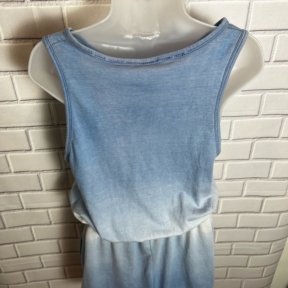 EXIST Women's Loose Fitting High Waisted Sleeveless jumpsuit shorts/ L - Picture 5 of 9